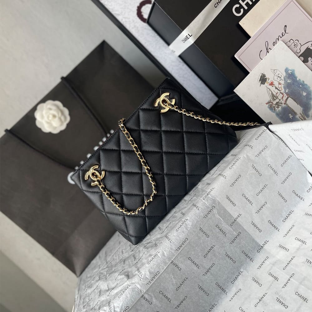 Ch**el Small Shopping Bag(HIGH-END GRADE)