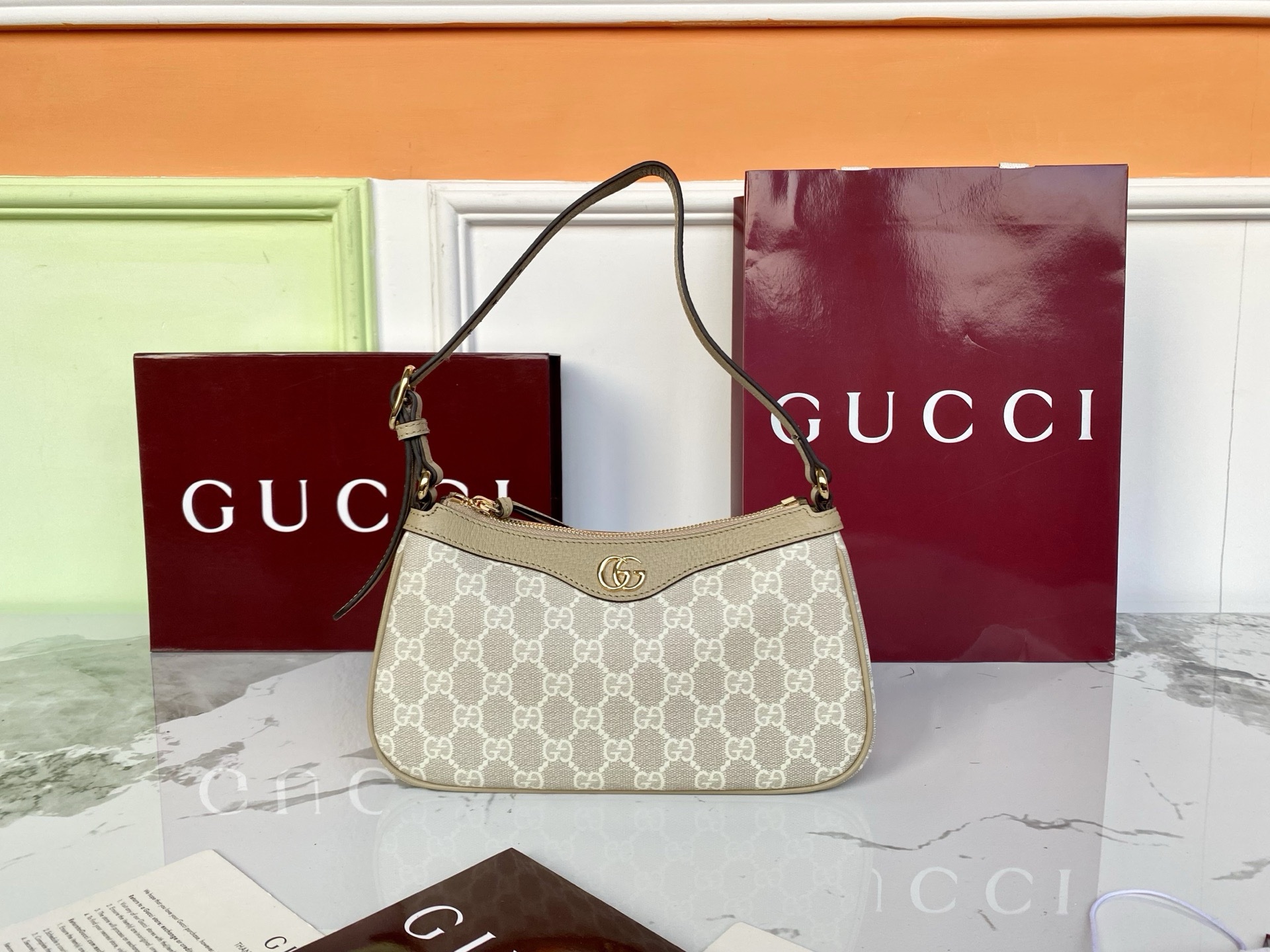 Gvc*1 Ophidia leather handbag (HIGH-END GRADE)