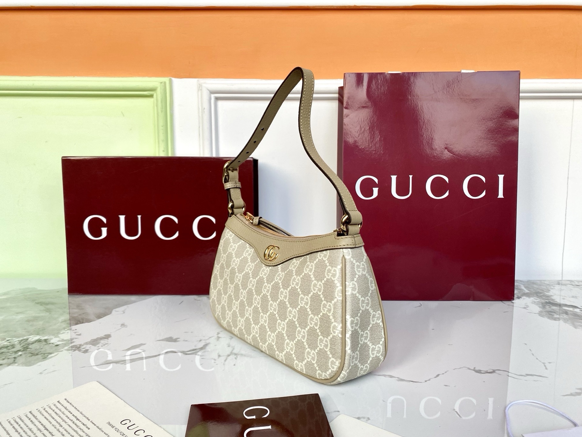 Gvc*1 Ophidia leather handbag (HIGH-END GRADE)
